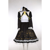 Touhou Project Marisa Kirisame Black Lolita Dress Cosplay Costume