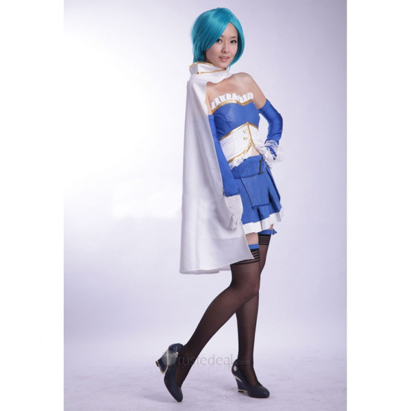 Puella Magi Madoka Magica Miki Sayaka Cosplay Costume