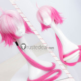 Nanbaka Tsukumo Styled Pink Cosplay Wig 100cm