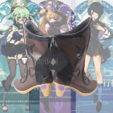Genshin Impact Fischl Lisa Razor Xiangling Jean Cosplay Shoes Boots