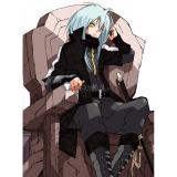 That Time I Got Reincarnated as a Slime Rimuru Tempest Demon Slime Black Cosplay Costume
