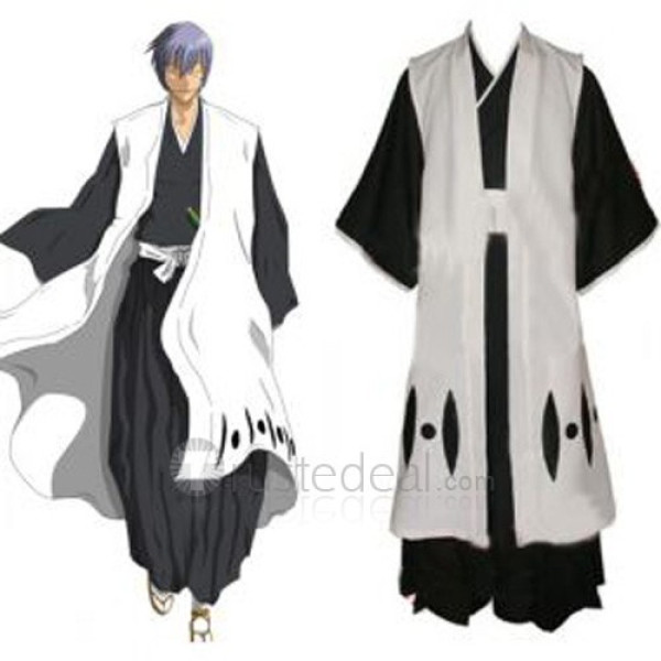 Bleach 3rd Division Captain Ichimaru Gin Shinigami Cosplay Costume