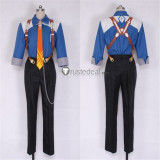 Tales of Xillia Ludger Will Kresnik Blue Black Cosplay Costume