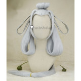 Onmyoji Ubume Long Silver Grey Cosplay Wig