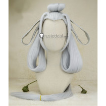 Onmyoji Ubume Long Silver Grey Cosplay Wig