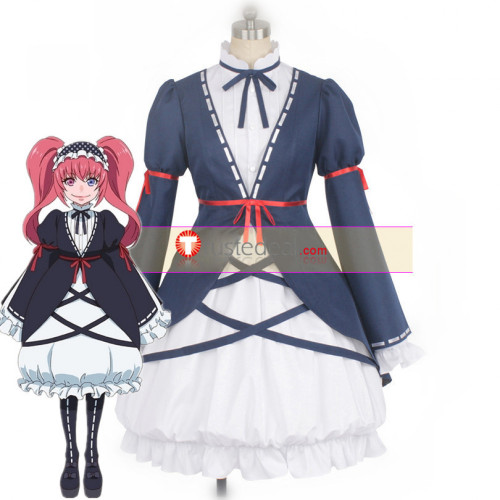 Kakegurui Gambler Erimi Mushibami Lolita Dress Cosplay Costume