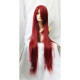 11 Eyes Kusakabe Misuzu Long Red Cosplay Wig
