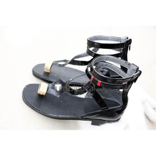 Kado The Right Answer Yaha-kui zaShunina Black Cosplay Shoes