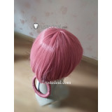 Nurse Joy Pink Red Styled Cosplay Wig