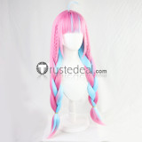 Vtuber Youtubers Hoshimachi Suisei Yukihana Lamy Hololive Minato Aqua Sukoya Kana Pink Blue Cosplay Wigs