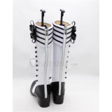 Black Butler Kuroshitsuji Charles Grey White Cosplay Boots Shoes