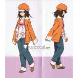 Bakemonogatari Nadeko Sengoku Orange Blue Cosplay Costume