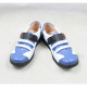 Yowamushi Pedal Hakone gakuen Bicycle Race Todou Jinpachi and Arakita Blue Cosplay Shoes