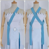 Fire Emblem Fates Conquest Azura Aqua Blue and White Cosplay Costumes