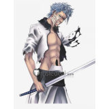 Bleach Sexta 6th Espada Grimmjow Jaegerjaquez Blue Cosplay Wig