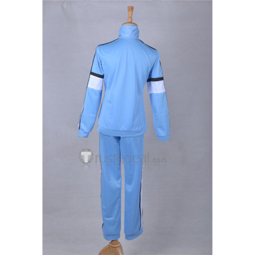 Kyoukai no Kanata Mirai Kuriyama Blue Sportswear Jersey Cosplay Costume