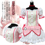 Puella Magi Madoka Magica Kaname Madoka Pink Cosplay Costume