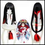 Onmyoji Kuro Doji Shiro Doji Awakened Silver White Black Cosplay Wig