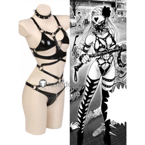 One Punch Man Do-S Black Pleather Cosplay Costume