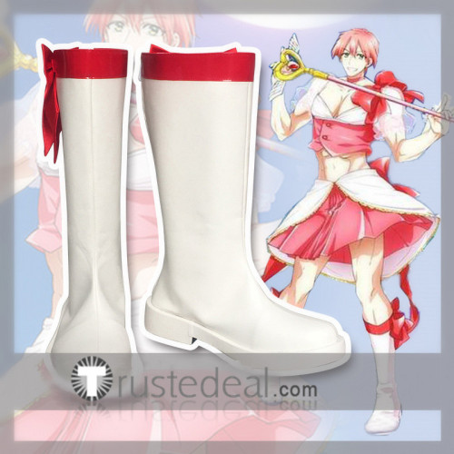 Mahou Shoujo Ore Saki Uno Mikage Sakuyo Magic Form Red Blue Cosplay Shoes Boots