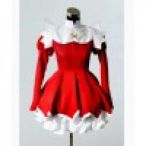 Kaitou Tenshi Twin Angel Haruka Minazuki Red Cosplay Costume