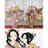 Kimetsu no Yaiba Demon Slayer Shinobu Kanae Kocho Kimono Yukata Cosplay Costumes