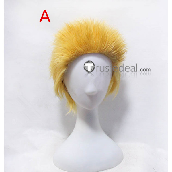 One Piece Donquixote Doflamingo Blonde Yellow Short Cosplay Wig
