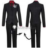 Helltaker Cerberus Lucifer Red Black Cosplay Costumes