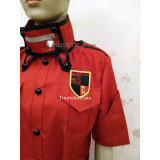Hellsing Victoria Seras Red Orange Yellow Blue White Cosplay Costumes