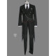 Black Butler Kuroshitsuji Sebastian Michaelis Cosplay Costume2