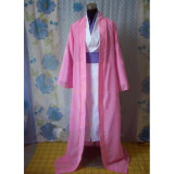 Natsume Book of Friends Takashi Natsume Pink White Kimono cosplay costume