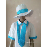 Vocaloid MIKU Hatsune Project Diva  F Time Machine White Dress Cosplay Costume