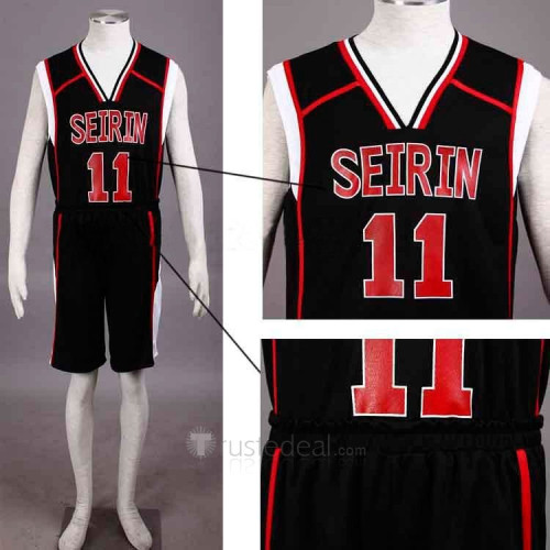 Kurokos Basketball Seirin Kuroko Tetsuya Black Uniform Cosplay Costume