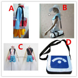 Pokemon Touya Hilbert Hilda Touko Rosa Mei Lillie Calem Lyra Kotone Cosplay Bag Props