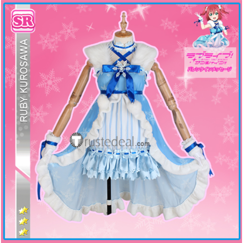 Hanamaru Kanan Ruby You Mari Yoshiko Fun in the Snow Cosplay Costume