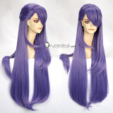 Onmyoji Yasha Awakened Dark Red Purple Cosplay Wigs