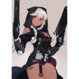 Overwatch Reaper Genderbend Female Black Cosplay Costume