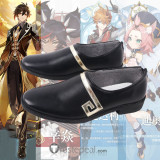 Genshin Impact Xinyan Zhongli Wendy Venti Cosplay Shoes Boots