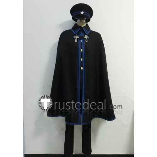 Dai Gyakuten Saiban Naruhodou Ryounosuke no Bouken Ryounosuke Naruhodou Black Green Cosplay Costume