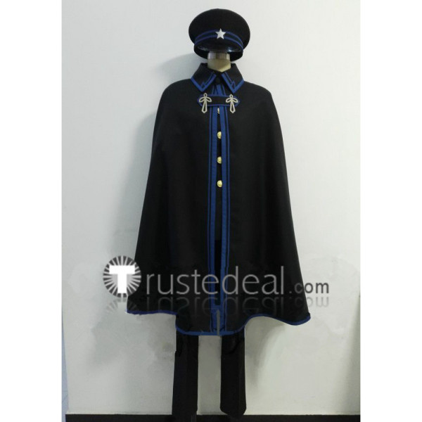 Dai Gyakuten Saiban Naruhodou Ryounosuke no Bouken Ryounosuke Naruhodou Black Green Cosplay Costume