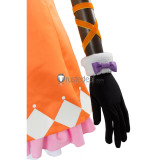 Vocaloid Miku Hatsune Halloween 2nd Season Orange Black Cosplay Costume