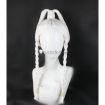Avatar The Last Airbender Princess Yue White Prestyled Cosplay Wig