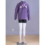 Sailor Moon Luna White Purple Hoodie Cosplay Costume