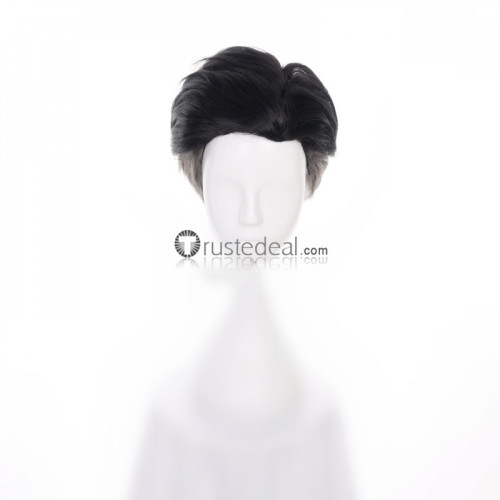 Yuri on Ice YOI Kazakhstan Otabek Altin Black Gray Cosplay Wig