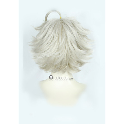 Black Clover Asta Silver Grey Cosplay Wig