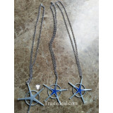 Bleach Uryuu Ishida Quincy Star Necklace Cosplay Accessory