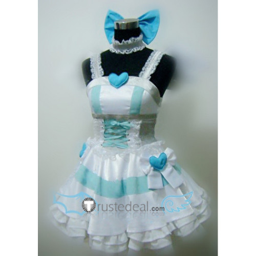 Panty and Stocking with Garterbelt Anarchy Stocking Angel White Cosplay Costume 1