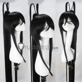 High School DxD Akeno Himejima  Black Blue Cosplay Wigs