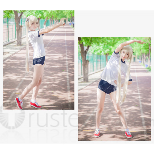 Yosuga no Sora Sora Kasugano Gym Suit JK Sports Cosplay Uniform