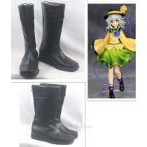 Touhou Project Komeiji Koishi Black Cosplay Boots Shoes